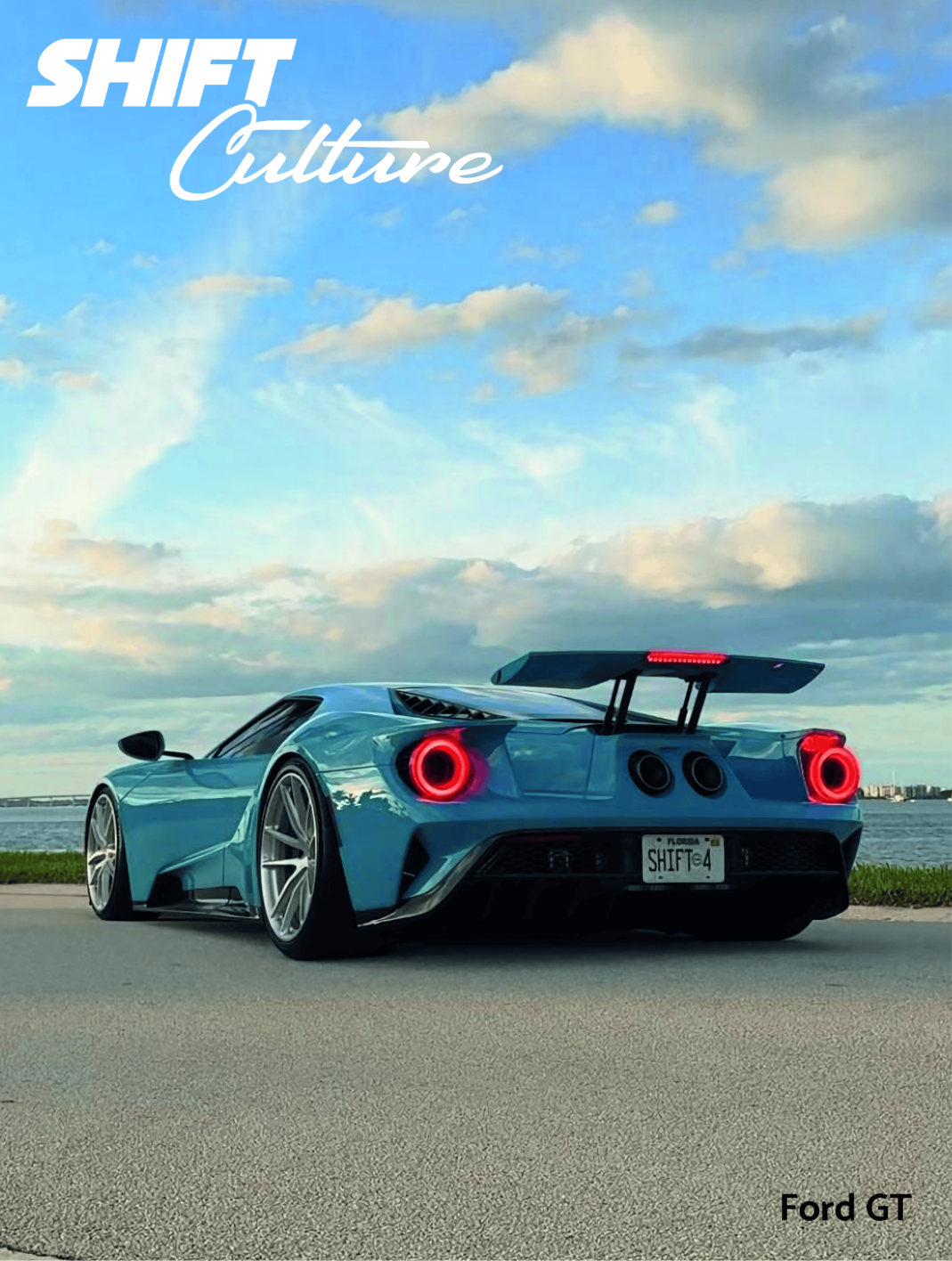 Shift Culture Ford GT Rear Profile Poster