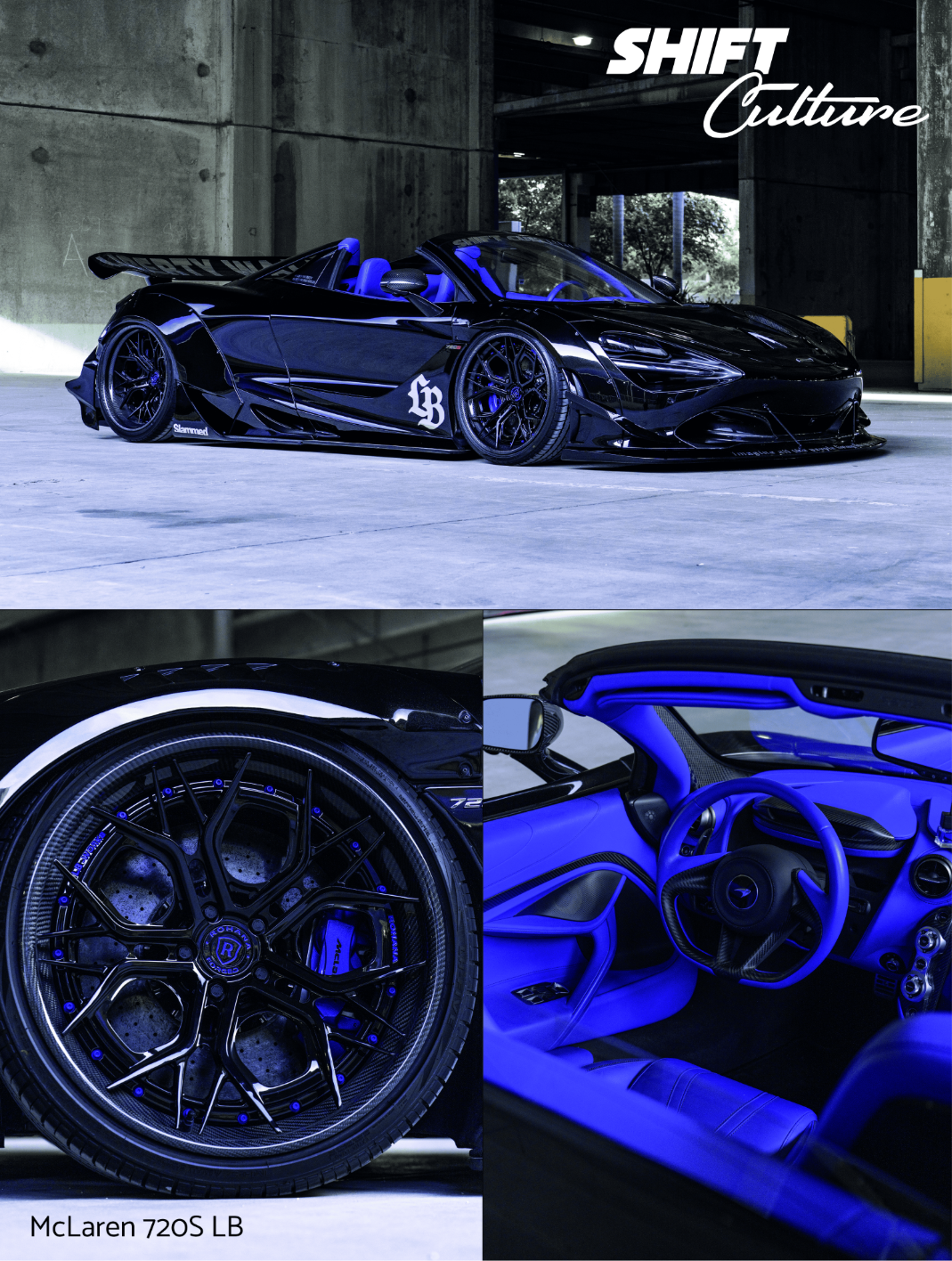 Shift Culture McLaren 720S Liberty Walk (Triple Angle Edition) Poster
