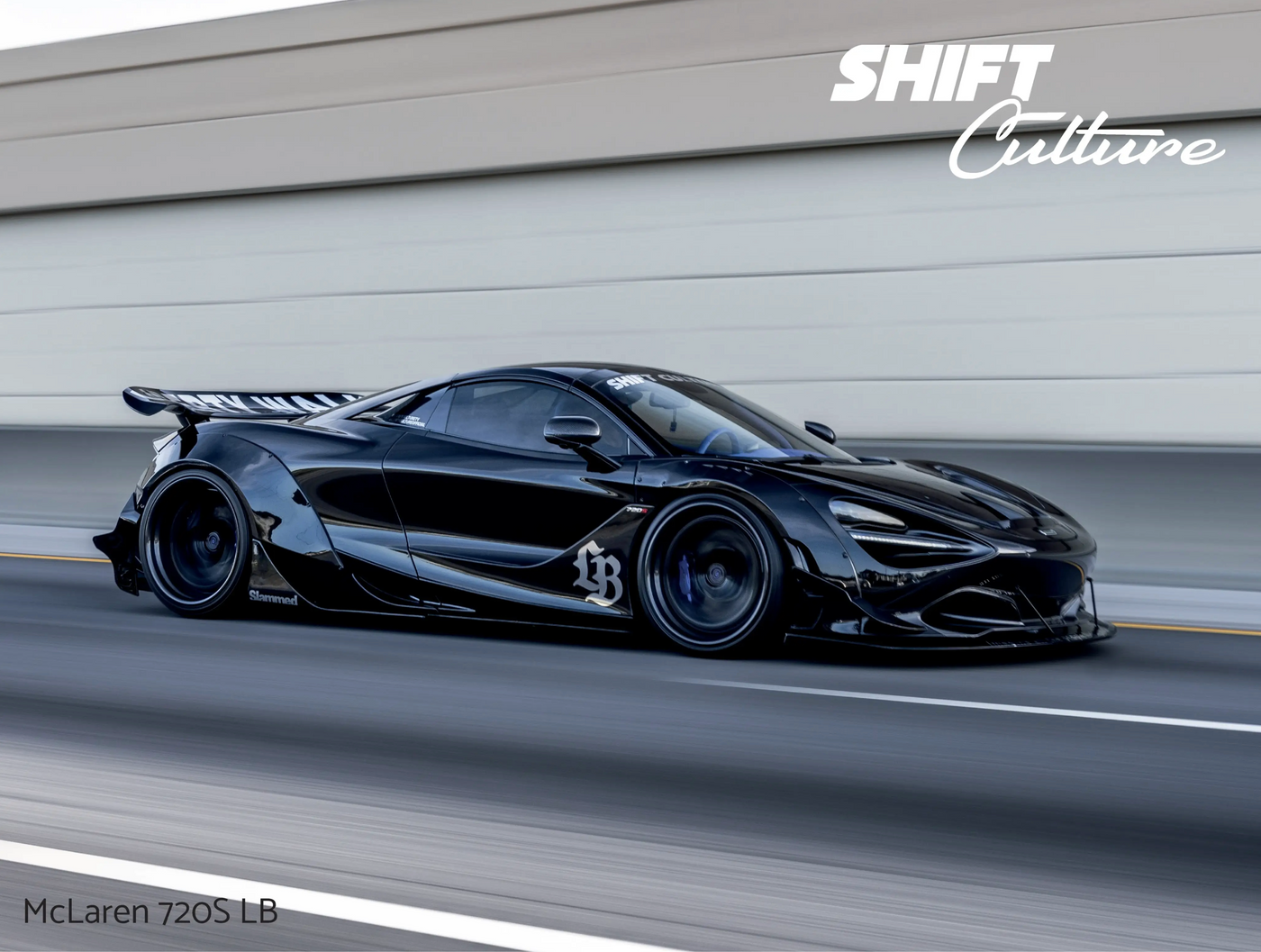 Shift Culture McLaren 720S Liberty Walk Roller Poster