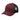 Shift Culture maroon and black mesh back hat with black embroidered logo on front panel