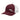 Shift Culture maroon and white mesh back hat with white embroidered front logo