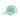 Shift Culture mint green and cream mesh back hat with gold embroidered front logo