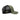 Side view of Shift Culture olive green and black mesh back hat with olive SC gear logo embroidered on side panel