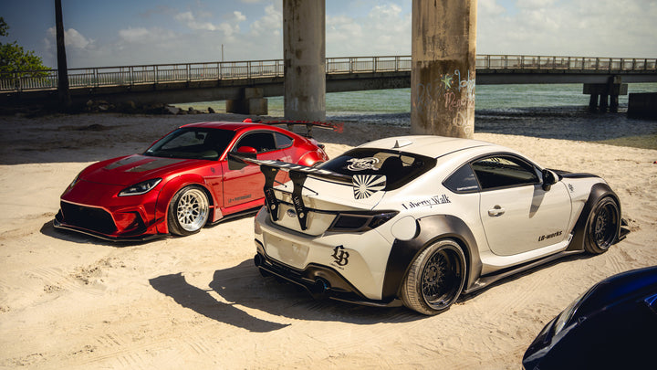 White Liberty Walk Subaru BRZ
